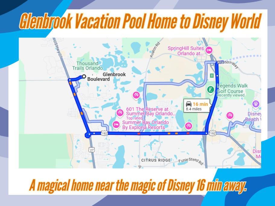 Glenbrook Vacation Poolspa Home Orlando Exteriér fotografie
