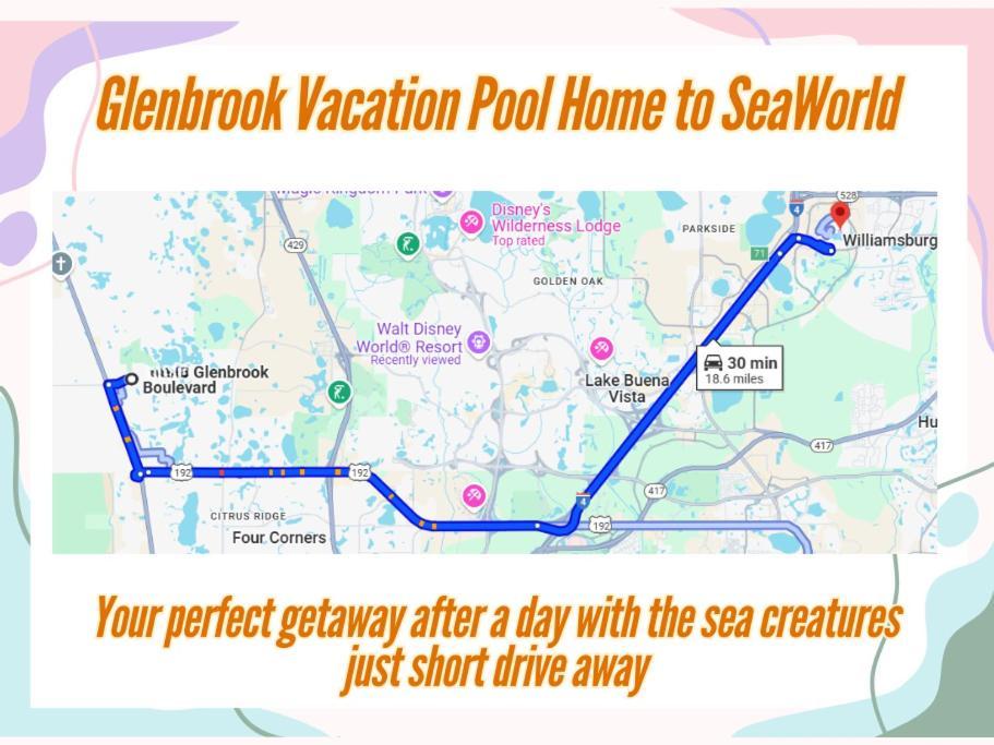 Glenbrook Vacation Poolspa Home Orlando Exteriér fotografie